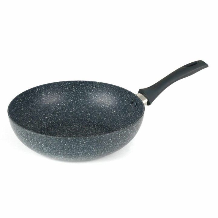Keptuvė su dviejų sluoksnių nepridegančia danga Russell Hobbs Nightfall, 28 cm, mėlyno marmuro spalvos