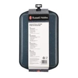Kepimo skarda su nepridegančia danga Russell Hobbs Nightfall, 38 cm, mėlyno marmuro spalvos