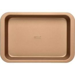 Kepimo skarda su nepridegančia danga Russell Hobbs Opulence, 36,5 × 25,5 × 5 cm, aukso spalvos