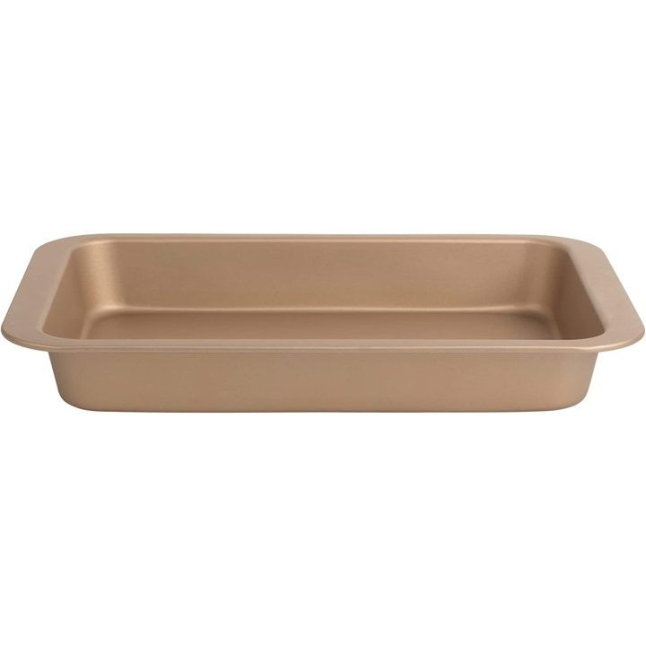 Kepimo skarda su nepridegančia danga Russell Hobbs Opulence, 36,5 × 25,5 × 5 cm, aukso spalvos