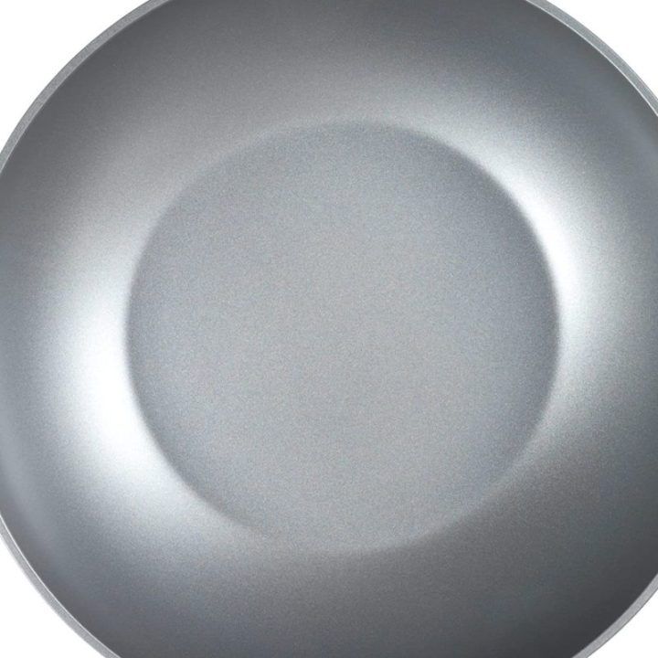 Wok keptuvė su nepridegančia danga Russell Hobbs, 28 cm, pilka