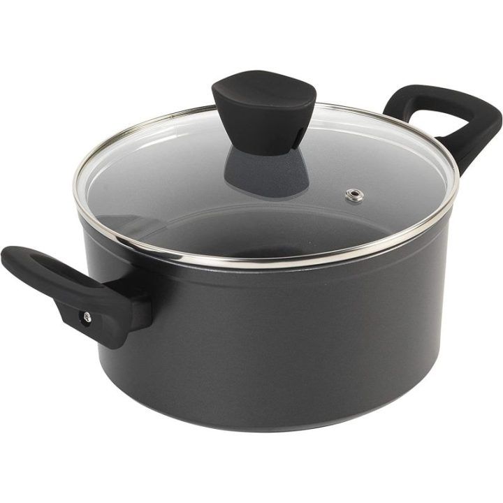 Puodas su Whitford nepridegančia danga Russell Hobbs RH01712EU, 20 cm, matinis pilkas