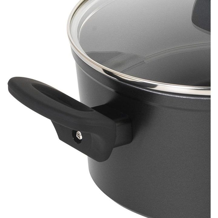 Puodas su Whitford nepridegančia danga Russell Hobbs RH01712EU, 20 cm, matinis pilkas