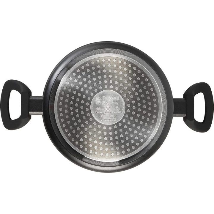 Puodas su Whitford nepridegančia danga Russell Hobbs RH01712EU, 20 cm, matinis pilkas