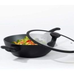 Aukšta wok keptuvė su nelipnia danga Russell Hobbs Crystaltech, 28 cm