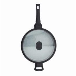 Aukšta keptuvė su nepridegančia danga Russell Hobbs Crystaltech Graphite, 24 cm, juoda