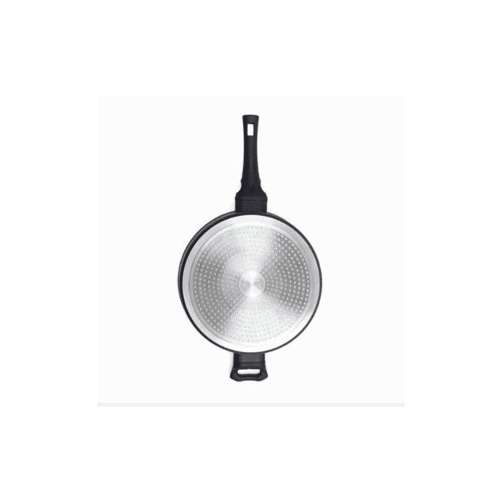 Aukšta keptuvė su nepridegančia danga Russell Hobbs Crystaltech Graphite, 24 cm, juoda