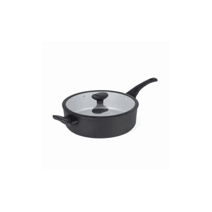 Aukšta keptuvė su nepridegančia danga Russell Hobbs Crystaltech Graphite, 24 cm, juoda