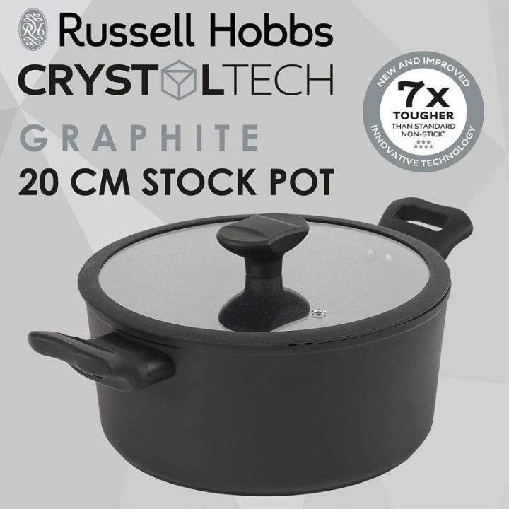 Aukštas puodas Russell Hobbs Crystaltech, 20 cm