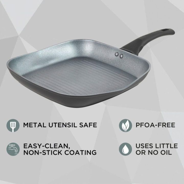 Aukšta grilio keptuvė Russell Hobbs Crystaltech, 28 cm