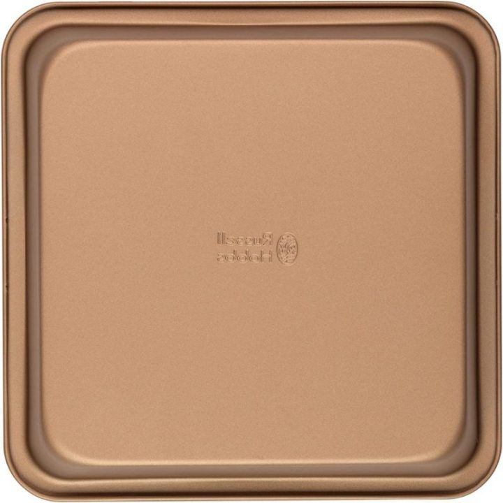 Kvadratinė kepimo forma Russell Hobbs Opulence, 22,5 × 22,5 × 4,5 cm, aukso spalvos