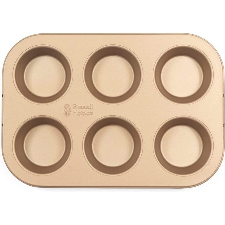 Keksiukų forma 6 vietų Russell Hobbs Opulence, 26,5 × 17,5 × 3 cm, aukso spalvos
