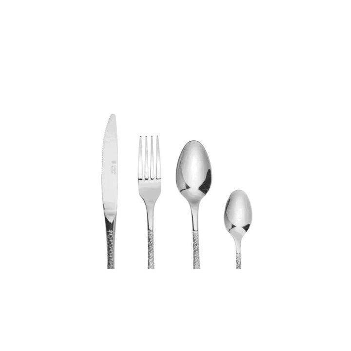 18/10 nerūdijančiojo plieno stalo įrankių rinkinys Russell Hobbs Milan, 16 vnt