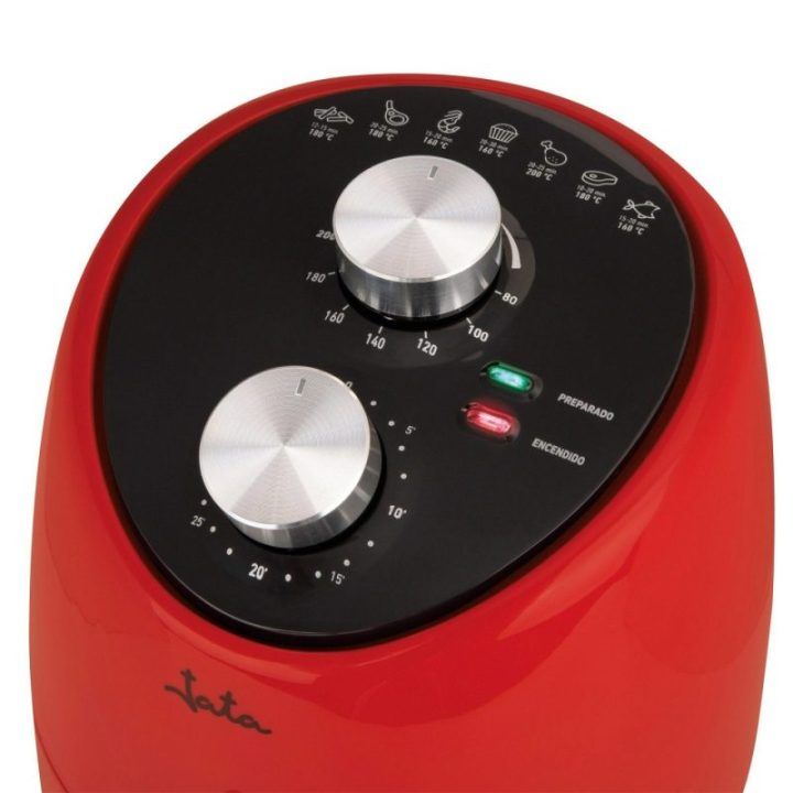 Karšto oro gruzdintuvė Jata JEFR1222, 2 l, 1000 W, raudona