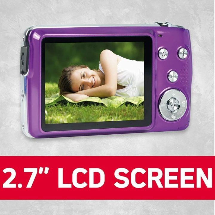 Fotoaparatas su 8× optiniu priartinimu AgfaPhoto DC8200, 18 MP, violetinis