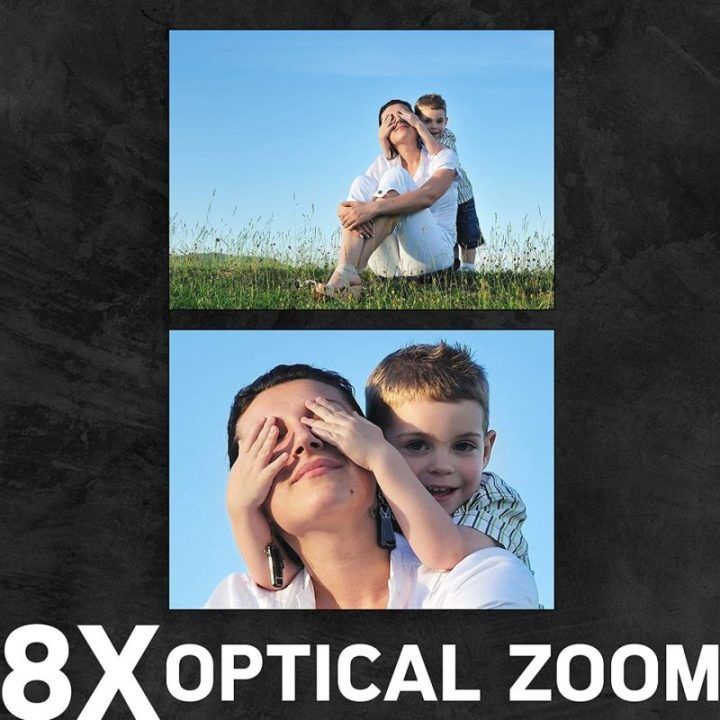 Fotoaparatas su 8× optiniu priartinimu AgfaPhoto DC8200, 18 MP, violetinis