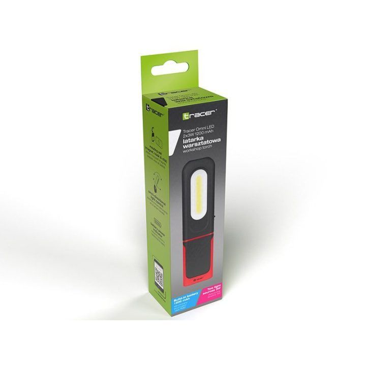 Dirbtuvių žibintuvėlis Tracer OMNI, 2 × 3 W, 1200 mAh