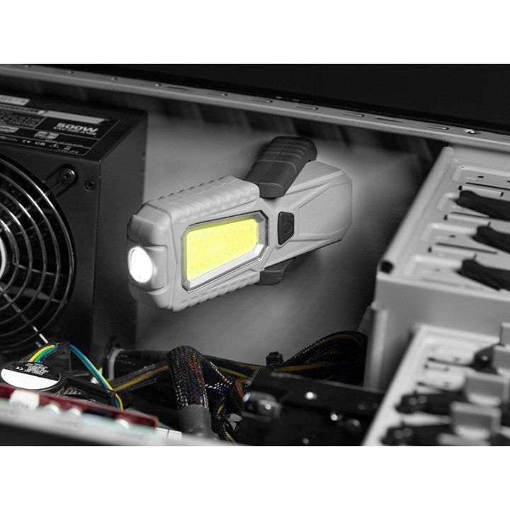 LED dirbtuvių žibintuvėlis Tracer BASE, 3 + 1 W