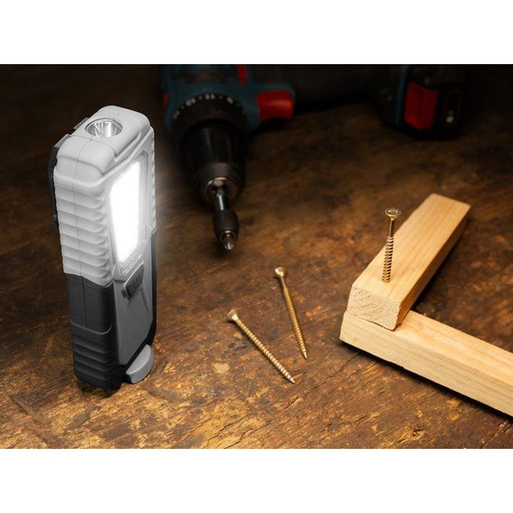 LED dirbtuvių žibintuvėlis Tracer BASE, 3 + 1 W