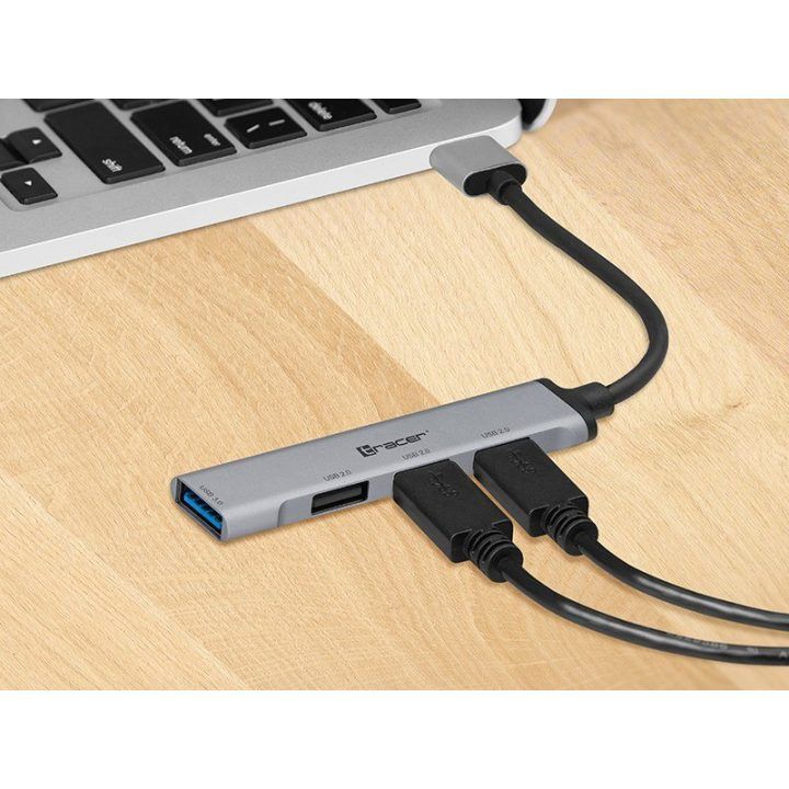 USB šakotuvas su 4 USB 3.0 prievadais Tracer H41