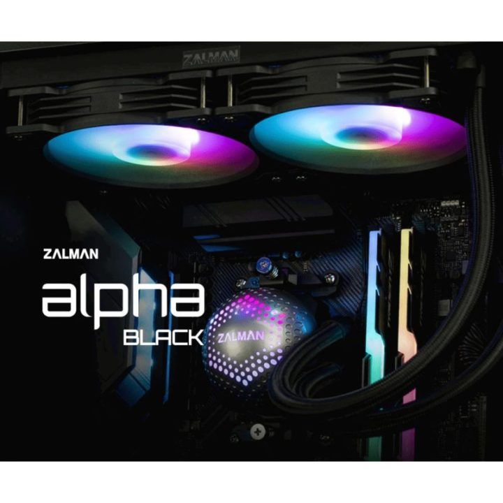Skysčio aušinimo sistema procesoriui Zalman Alpha 24, 240 mm, balta