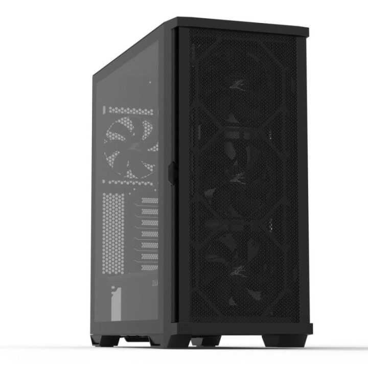 ATX formato kompiuterio korpusas su 4 ventiliatoriais Zalman Z10, juodas