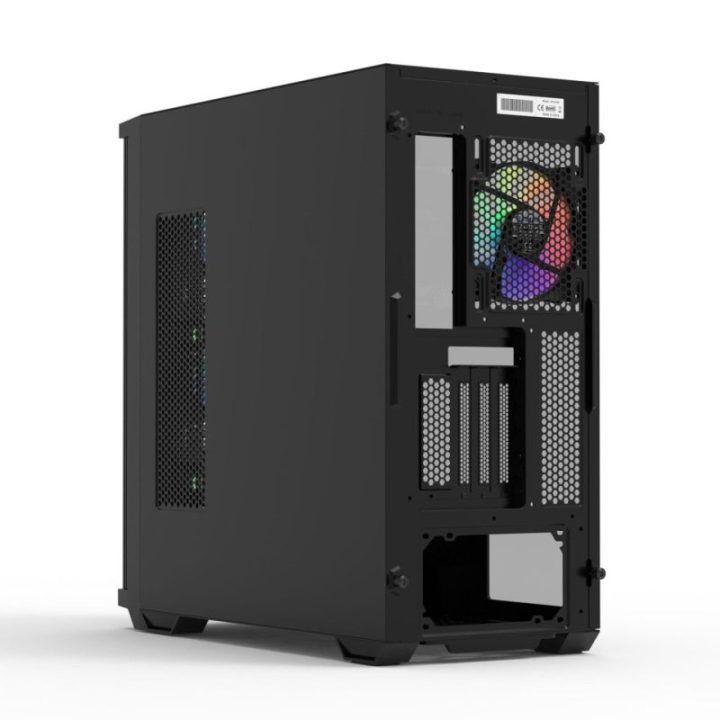 ATX kompiuterio korpusas su 4 ARGB ventiliatoriais Zalman Z10 DUO, juodas