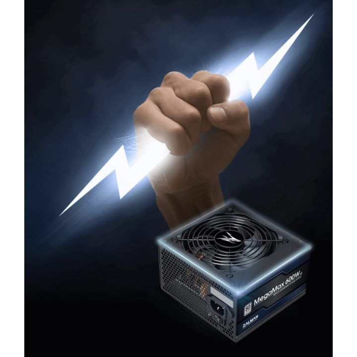 Kompiuterio maitinimo blokas Zalman MegaMax 600W V2