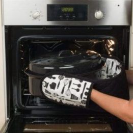 Kepimo indas su dangčiu Russell Hobbs, 38 cm, juodas
