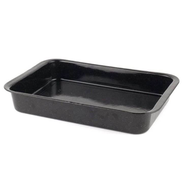 Stačiakampė kepimo skarda Russell Hobbs Romano, 36 cm, juoda
