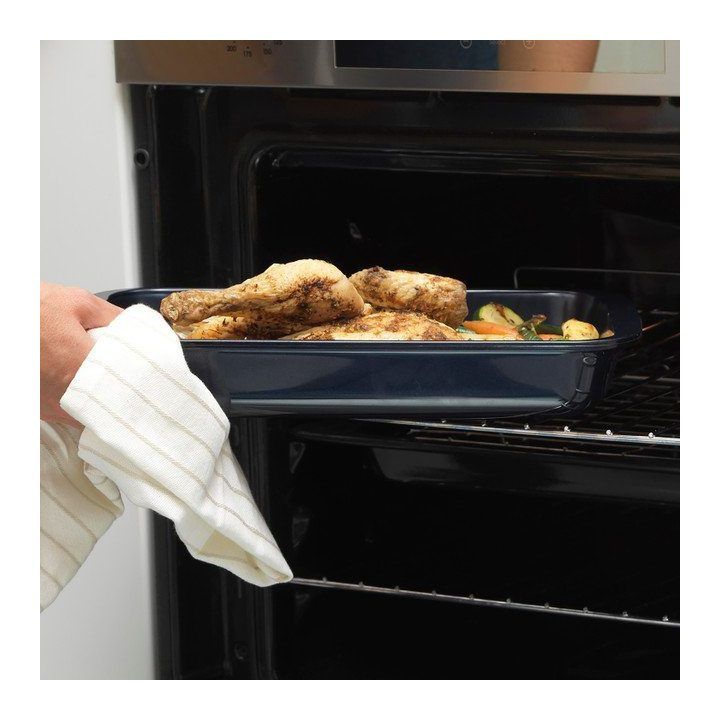 Kepimo indas su nepridegančia danga Russell Hobbs, 2,2 l, 34 cm, tamsiai mėlynas