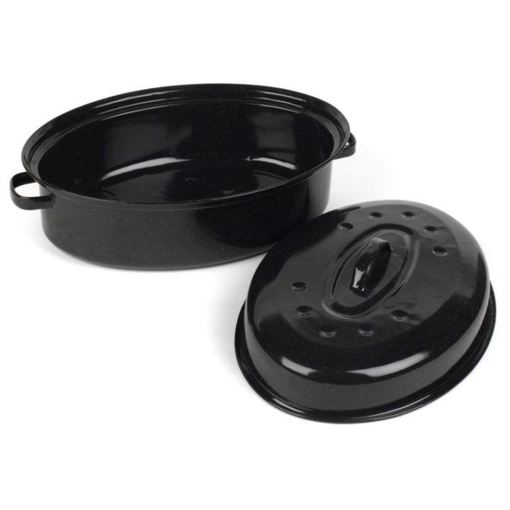 Kepimo indas su dangčiu Russell Hobbs Romano, 36 cm, juodas