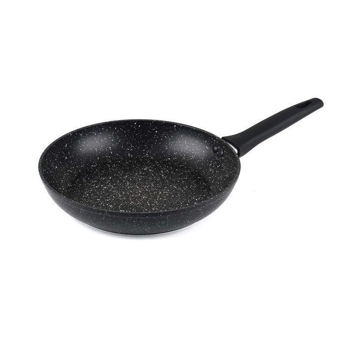 Keptuvių rinkinys su marmuro efekto danga Russell Hobbs Marble, 20 ir 24 cm, juodas