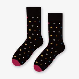 Mix Dots 140-051 Juodos spalvos kojinės