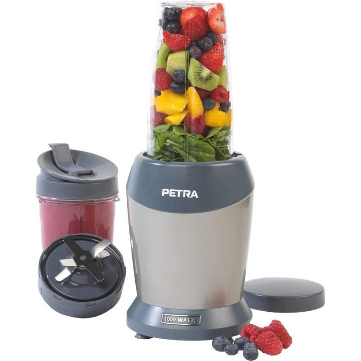 Kokteilių plaktuvas Petra NutriMax, 1000 W, sidabrinis