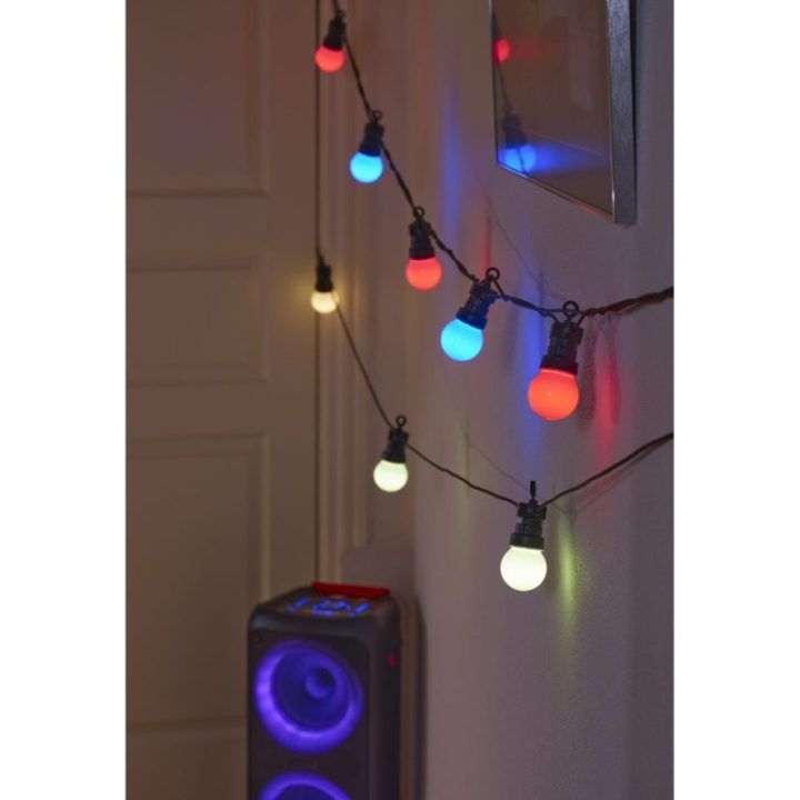 Išmanioji LED lempučių girlianda Denver SLP-510, 9 m, 10 lempučių