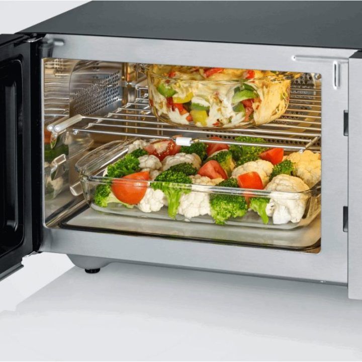 Mikrobangų krosnelė Severin MW 7777, 25 l, 900 W, pilka / sidabro spalvos