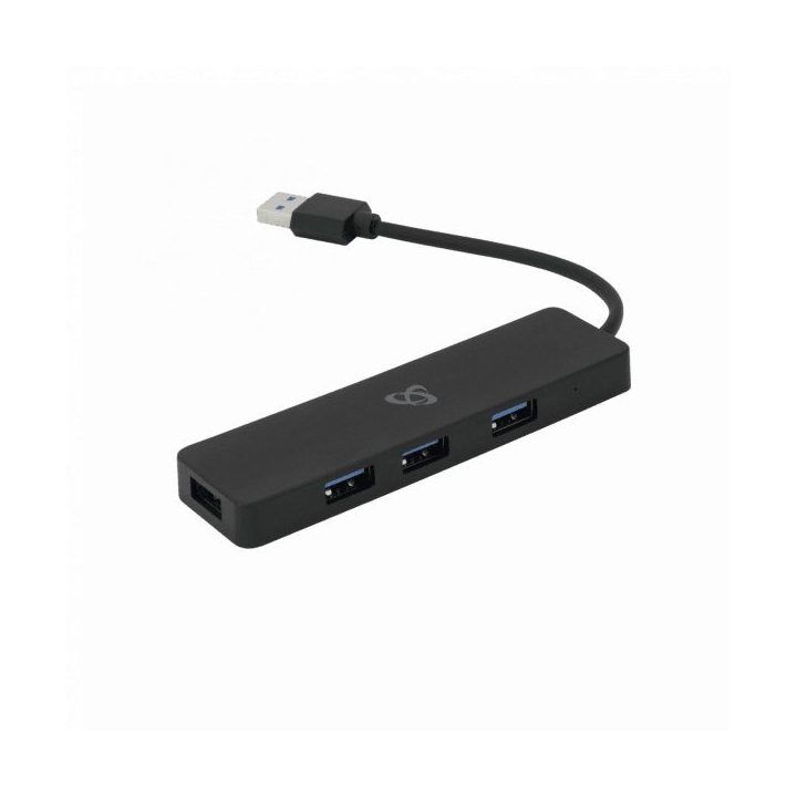 USB 3.0 šakotuvas su 4 prievadais Sbox H-504, juodas
