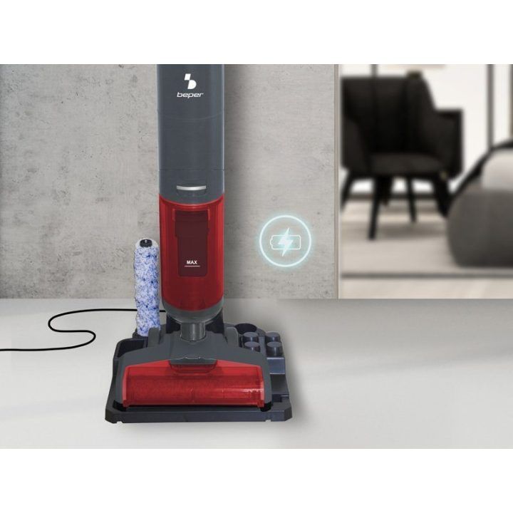 Įkraunamas dulkių siurblys su grindų plovimo funkcija Beper P202VAL200, 200 W