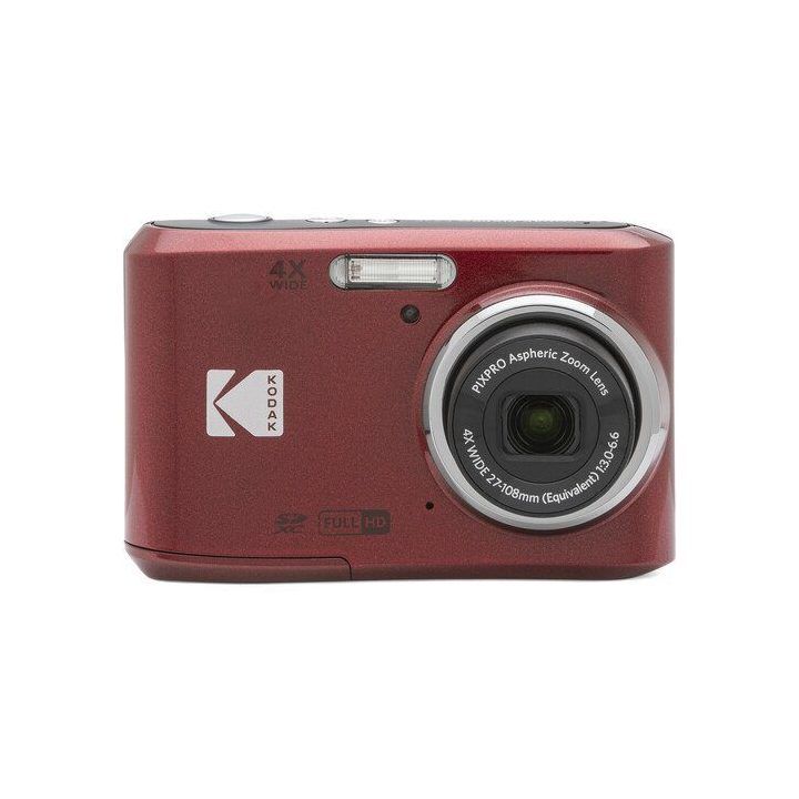 Skaitmeninis fotoaparatas su 4× optiniu priartinimu Kodak FZ45, raudonas