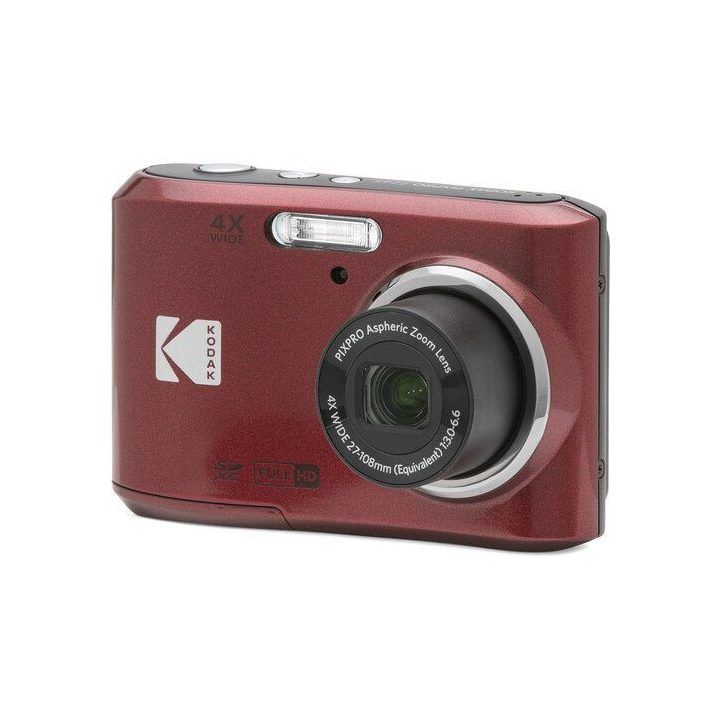 Skaitmeninis fotoaparatas su 4× optiniu priartinimu Kodak FZ45, raudonas