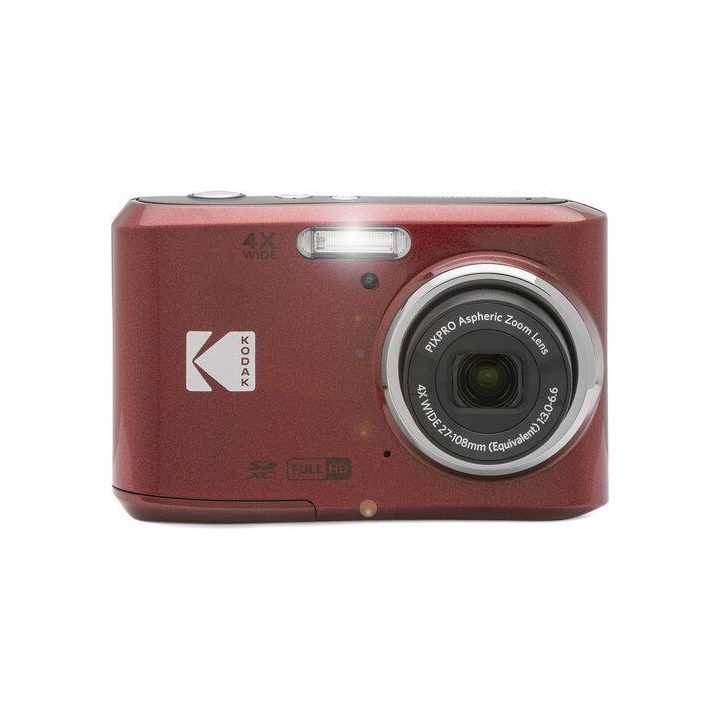 Skaitmeninis fotoaparatas su 4× optiniu priartinimu Kodak FZ45, raudonas