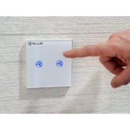 Dviejų kanalų išmanusis Wi-Fi jungiklis Tellur SS2N, 1800 W, 10 A