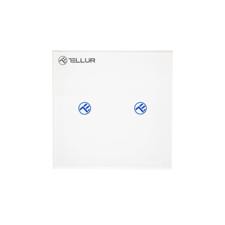Dviejų kanalų išmanusis Wi-Fi jungiklis Tellur SS2N, 1800 W, 10 A