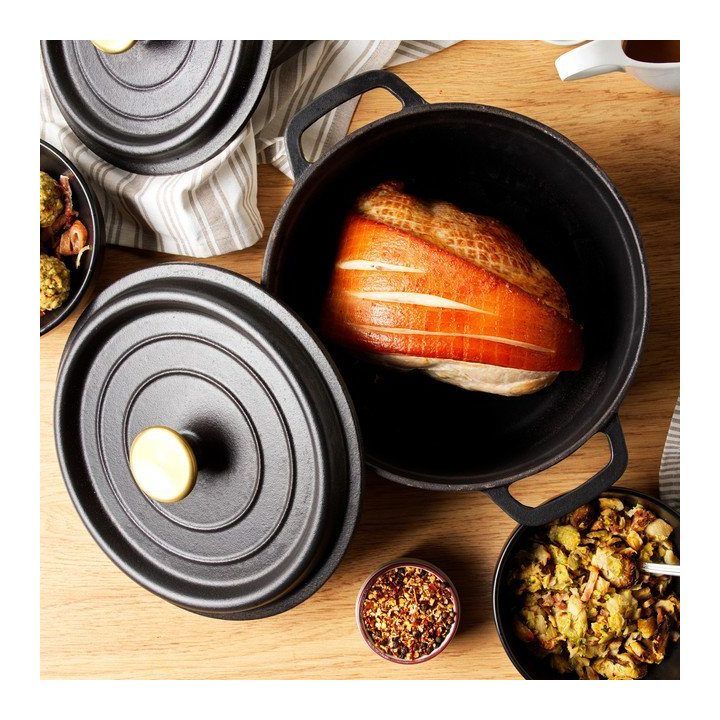 Ketaus puodas Russell Hobbs RH02524BEU7, 24 cm, 3,4 l, juodas