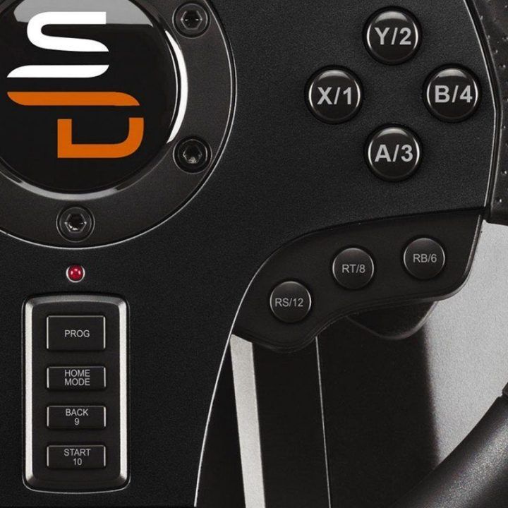 Laidinis žaidimų vairo komplektas su pedalais Subsonic Superdrive SV 710 Pro Sport, 28 cm