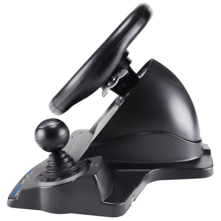 Žaidimų vairas su pavarų perjungimo svirtimi Subsonic Superdrive GS 550, 25 cm