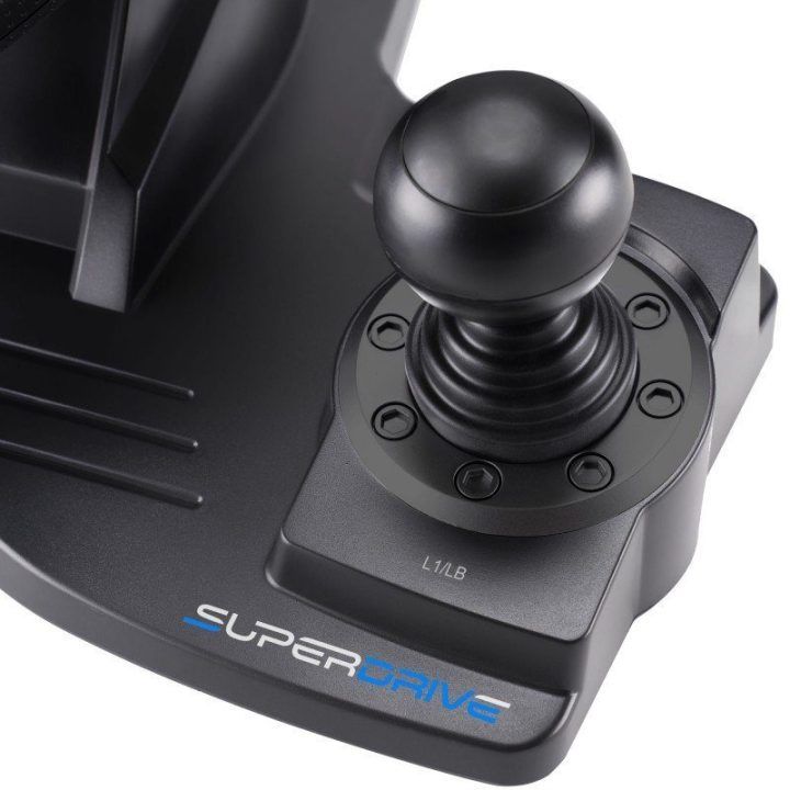 Žaidimų vairas su pavarų perjungimo svirtimi Subsonic Superdrive GS 550, 25 cm