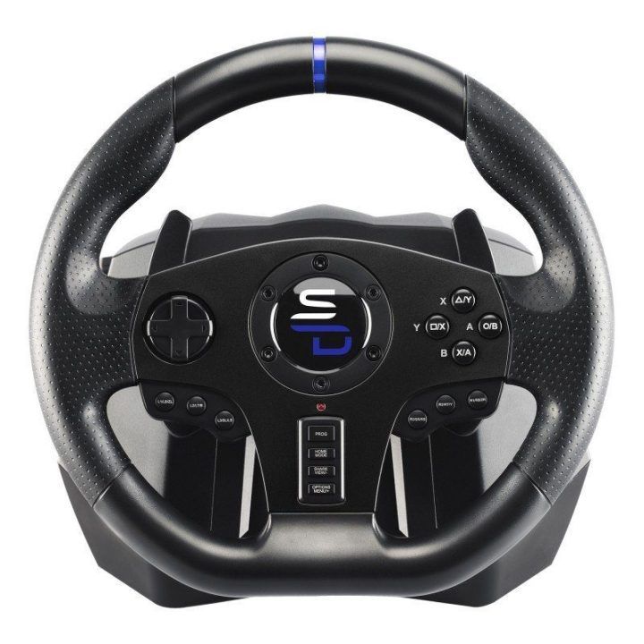 Žaidimų vairas su pedalais ir mentelėmis Subsonic Superdrive SV 850 Pro Sport, 28 cm