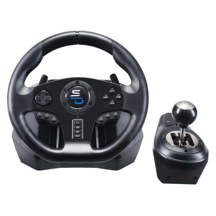 Lenktynių žaidimų vairo komplektas Subsonic Superdrive GS 850X Pro Sport, 28 cm